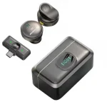 SX21 Dual 2.4G Wireless Microphone Type-C with Charging Case - Image 2